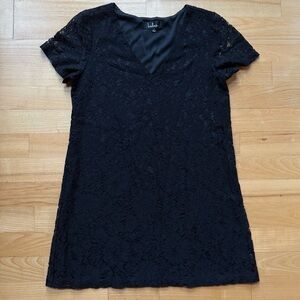 Black lace Lulus v-neck dress